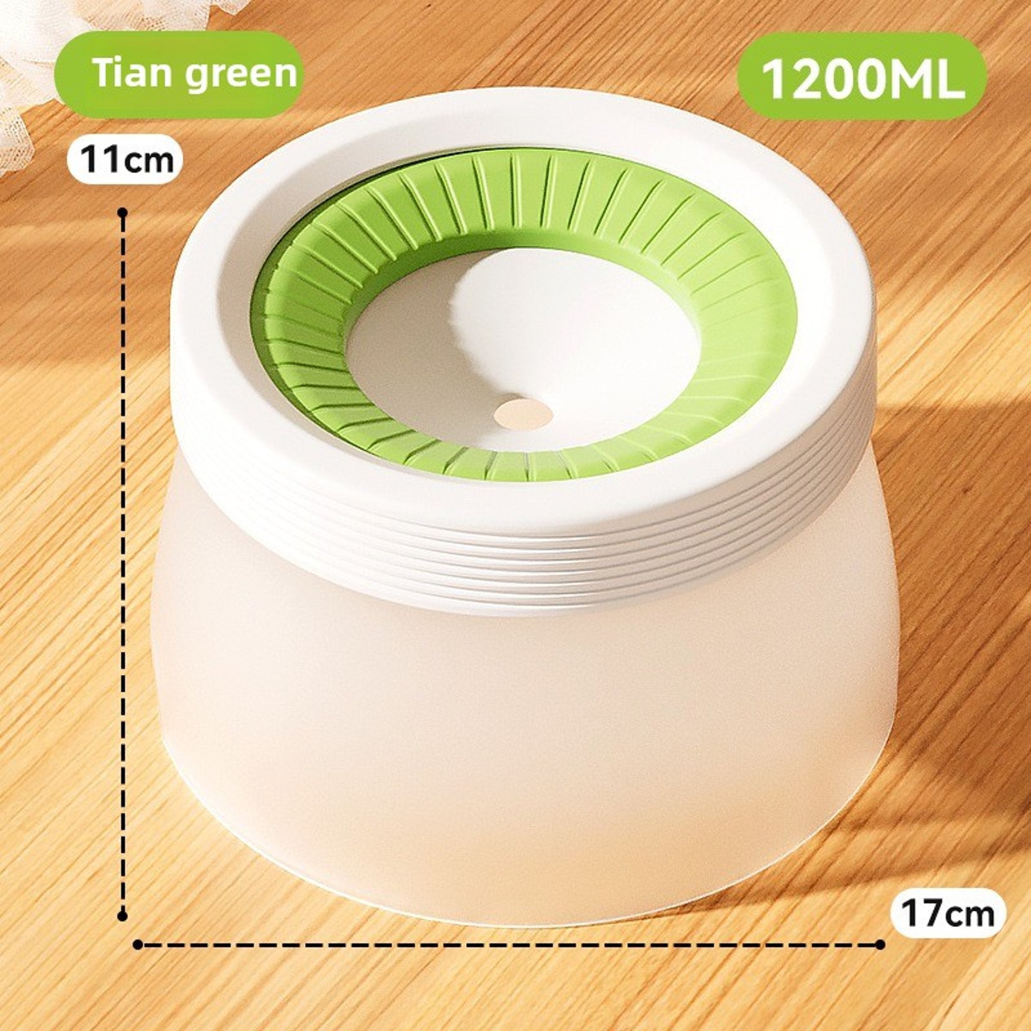No-Spill Floating Water Bowl – BPA-Free Plastic Spill-Proof Pet Waterer for Cats & Small Dogs