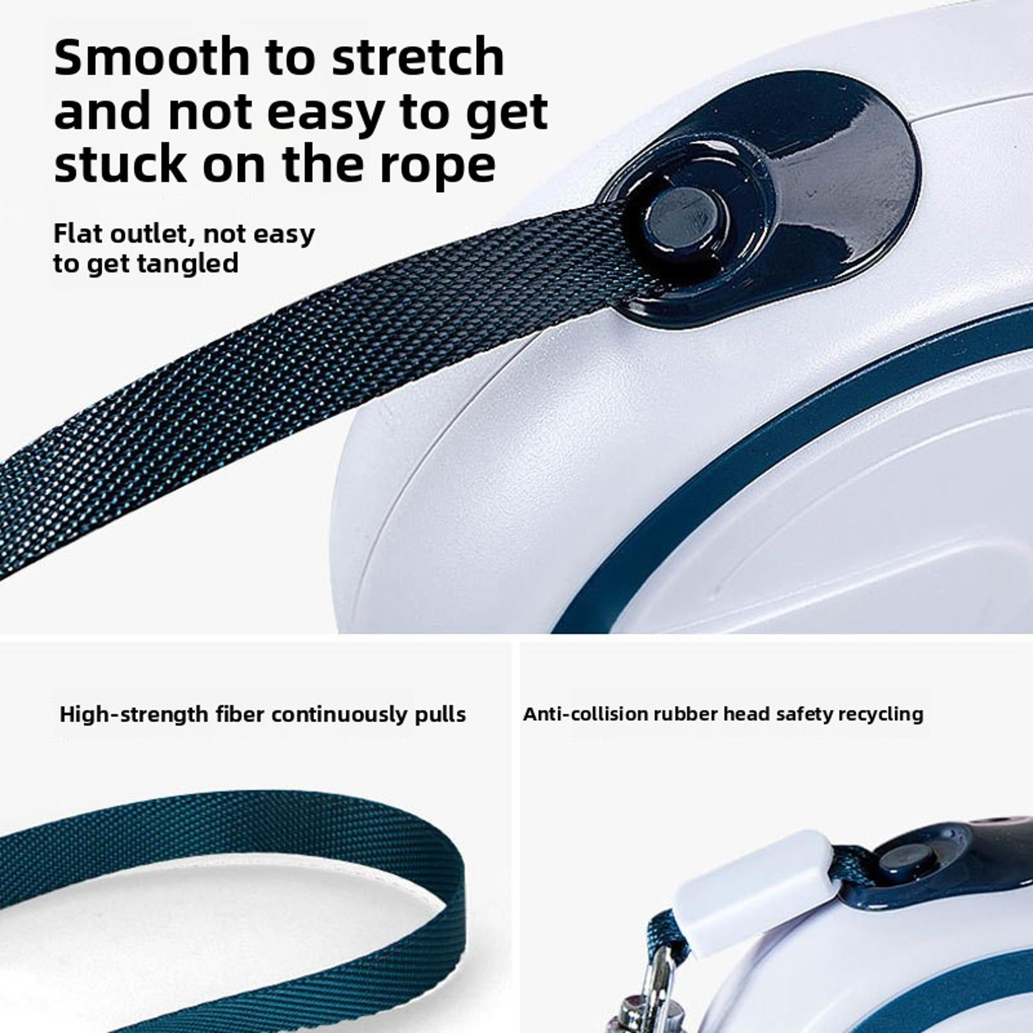 Retractable Dog Leash – ABS Shell, Auto Brake, for Small to Large Dogs