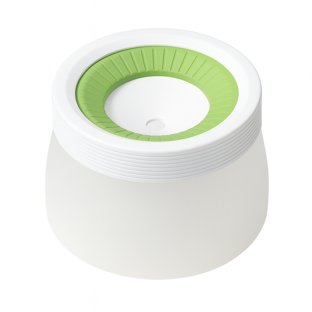 No-Spill Floating Water Bowl – BPA-Free Plastic Spill-Proof Pet Waterer for Cats & Small Dogs