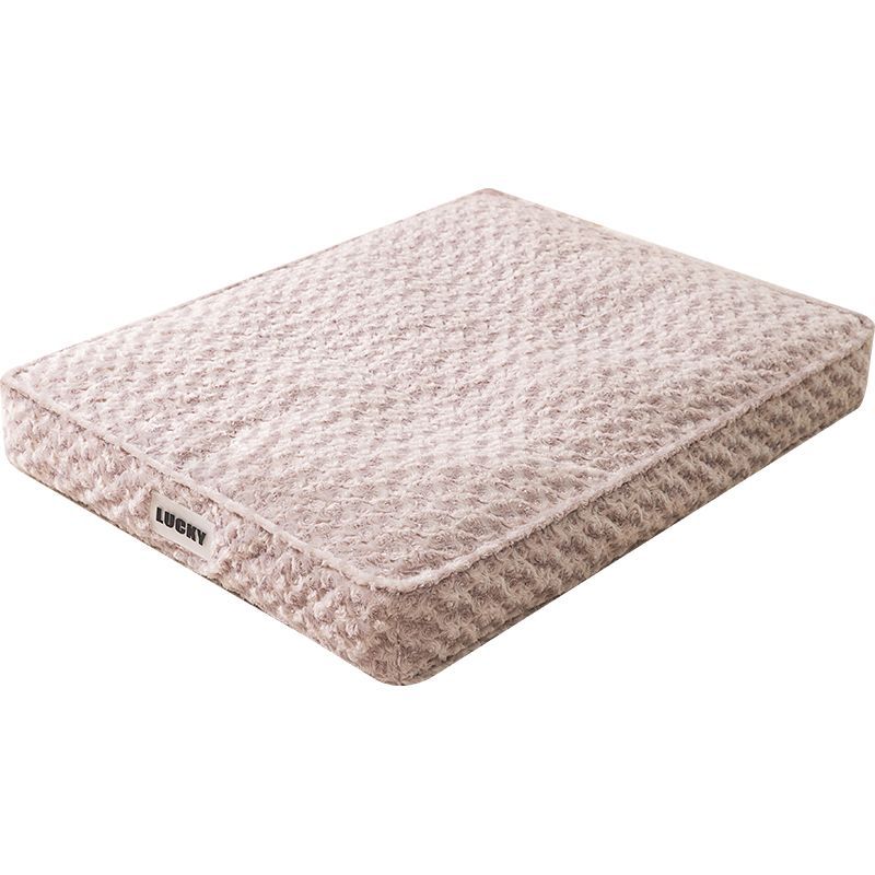 Thick Rose Velvet Pillow Pet Bed – Plush Warm Cushion for Dogs & Cats