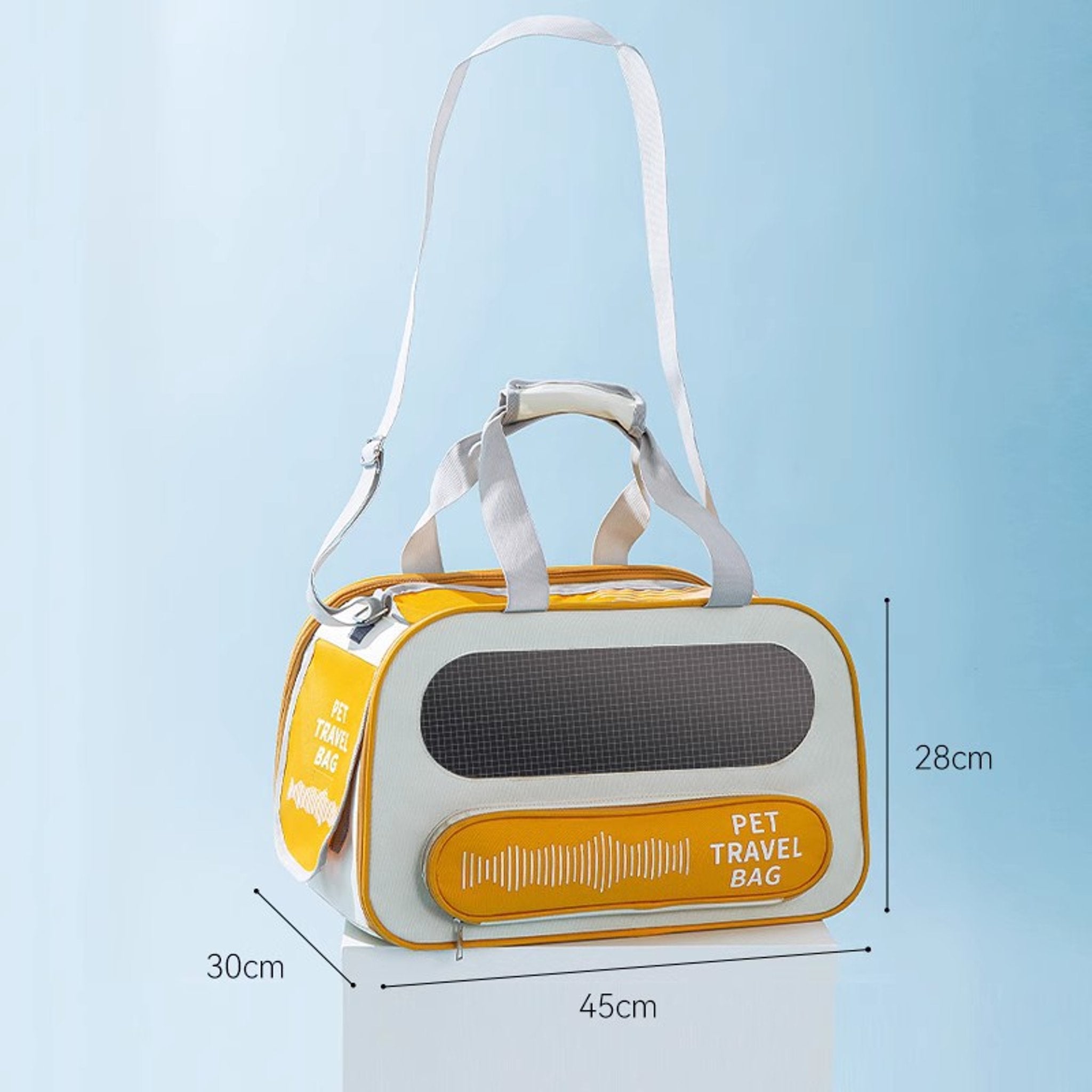 Breathable Oxford Cloth Pet Travel Bag – Large Capacity, Foldable Carrier for Cats & Small Dogs