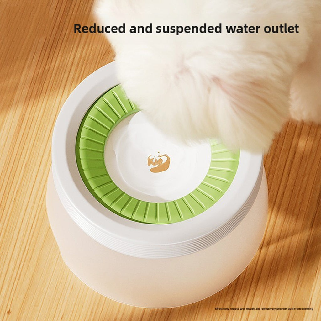 No-Spill Floating Water Bowl – BPA-Free Plastic Spill-Proof Pet Waterer for Cats & Small Dogs
