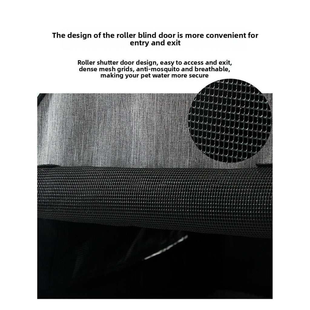 Foldable Breathable Pet House – Oxford Cloth, Mesh, Multi-Function Indoor/Outdoor Kennel for Medium & Large Dogs