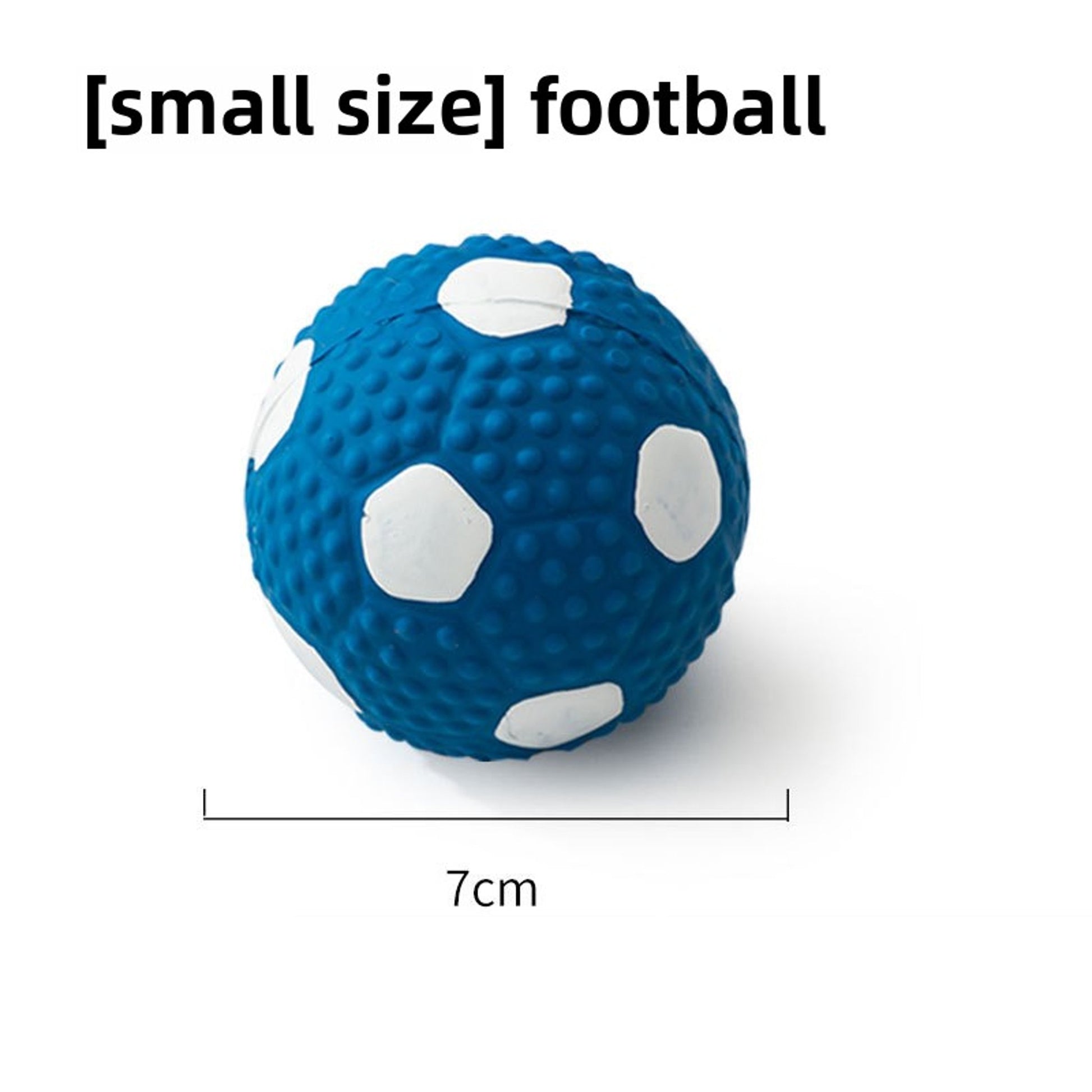 Durable Latex Squeaky Ball Toy – Chew-Resistant Interactive Training Toy for Small Dogs