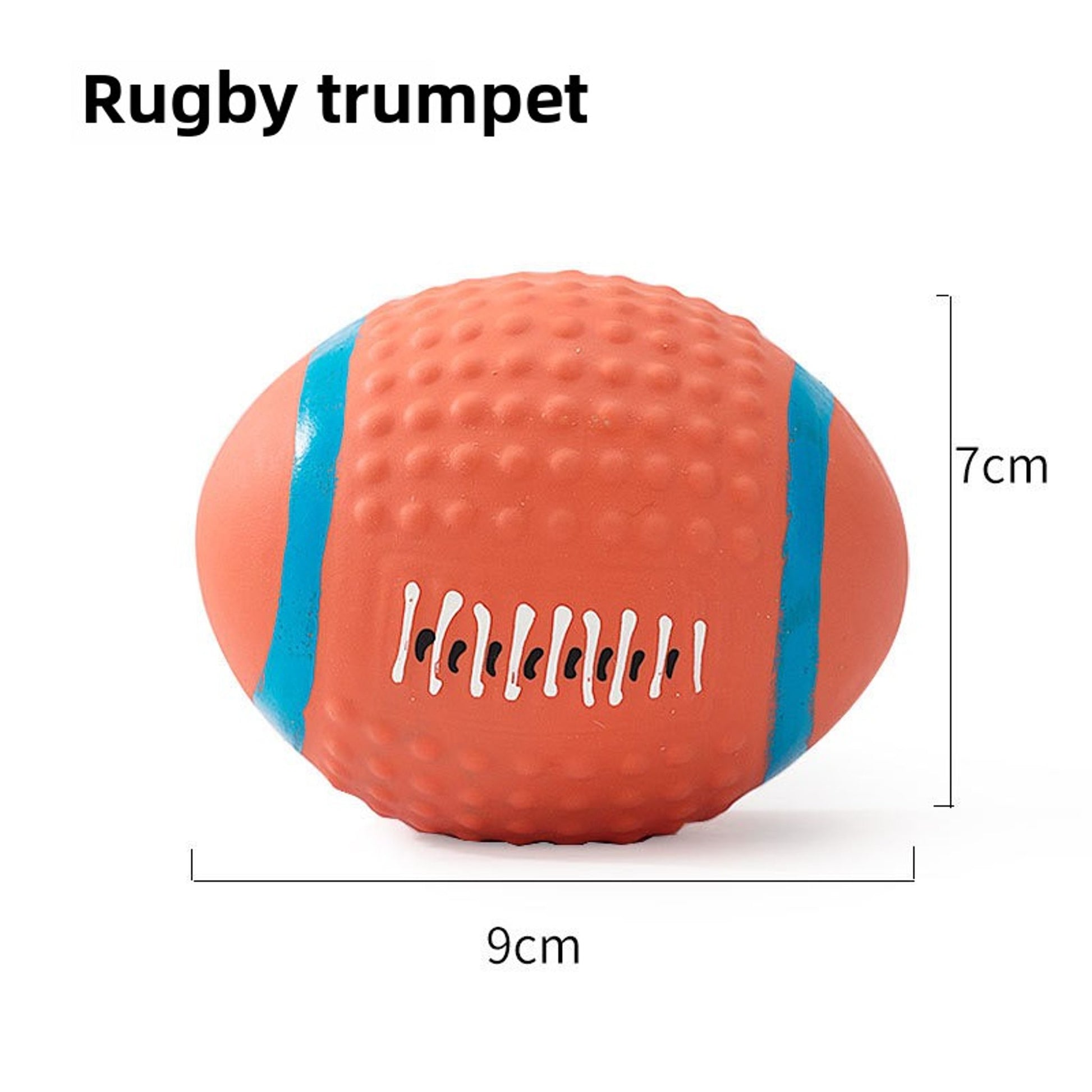 Durable Latex Squeaky Ball Toy – Chew-Resistant Interactive Training Toy for Small Dogs