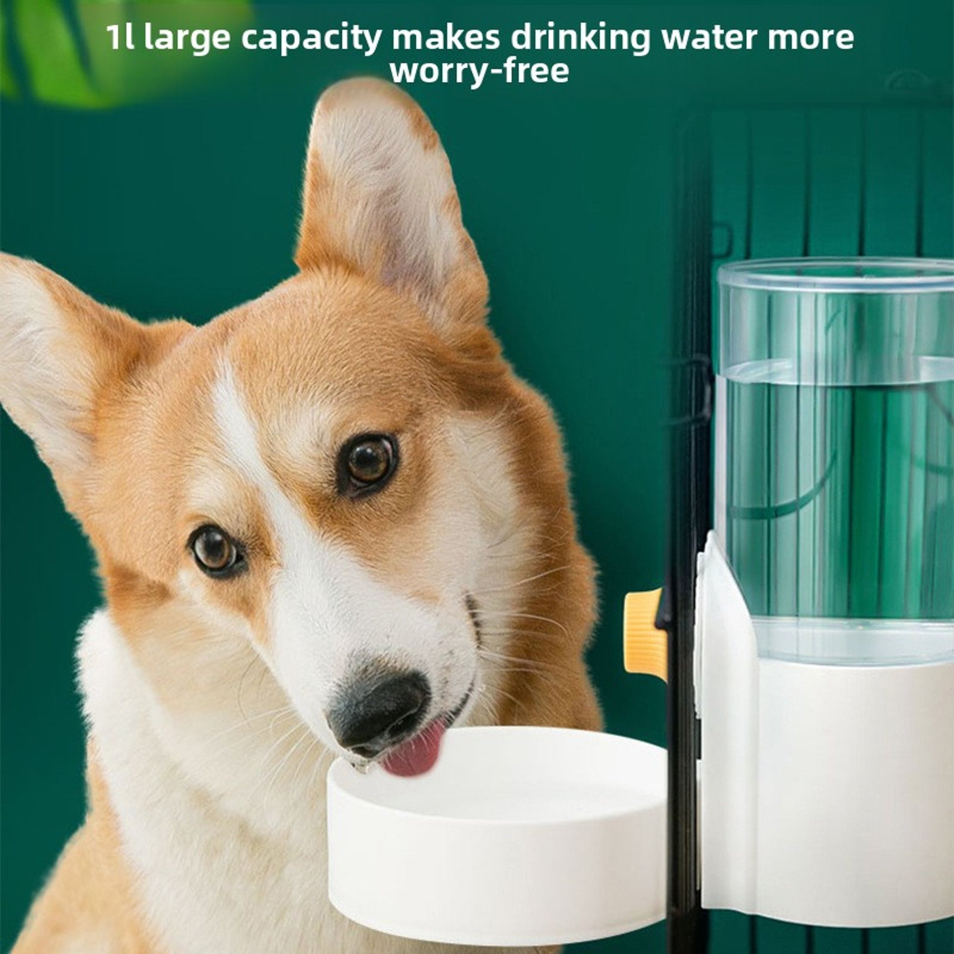 Auto-Refill Hanging Pet Feeder & Water Dispenser – BPA-Free Plastic, Dual Function, Dogs & Cats