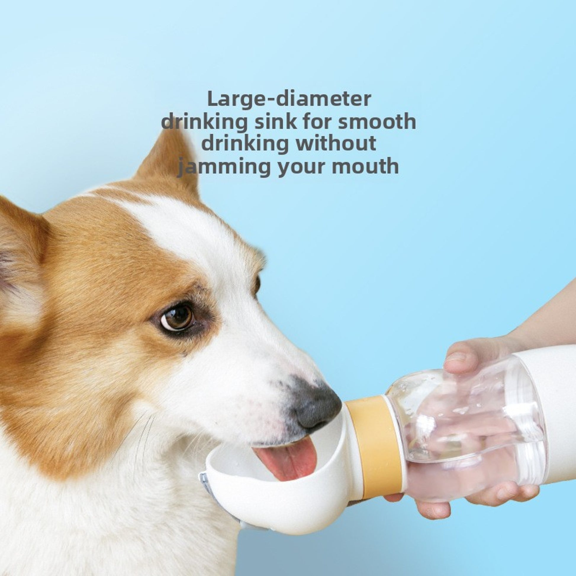 Cloud Shape Portable Leak‑Proof Water Bottle – BPA‑Free Travel Dispenser for Dogs