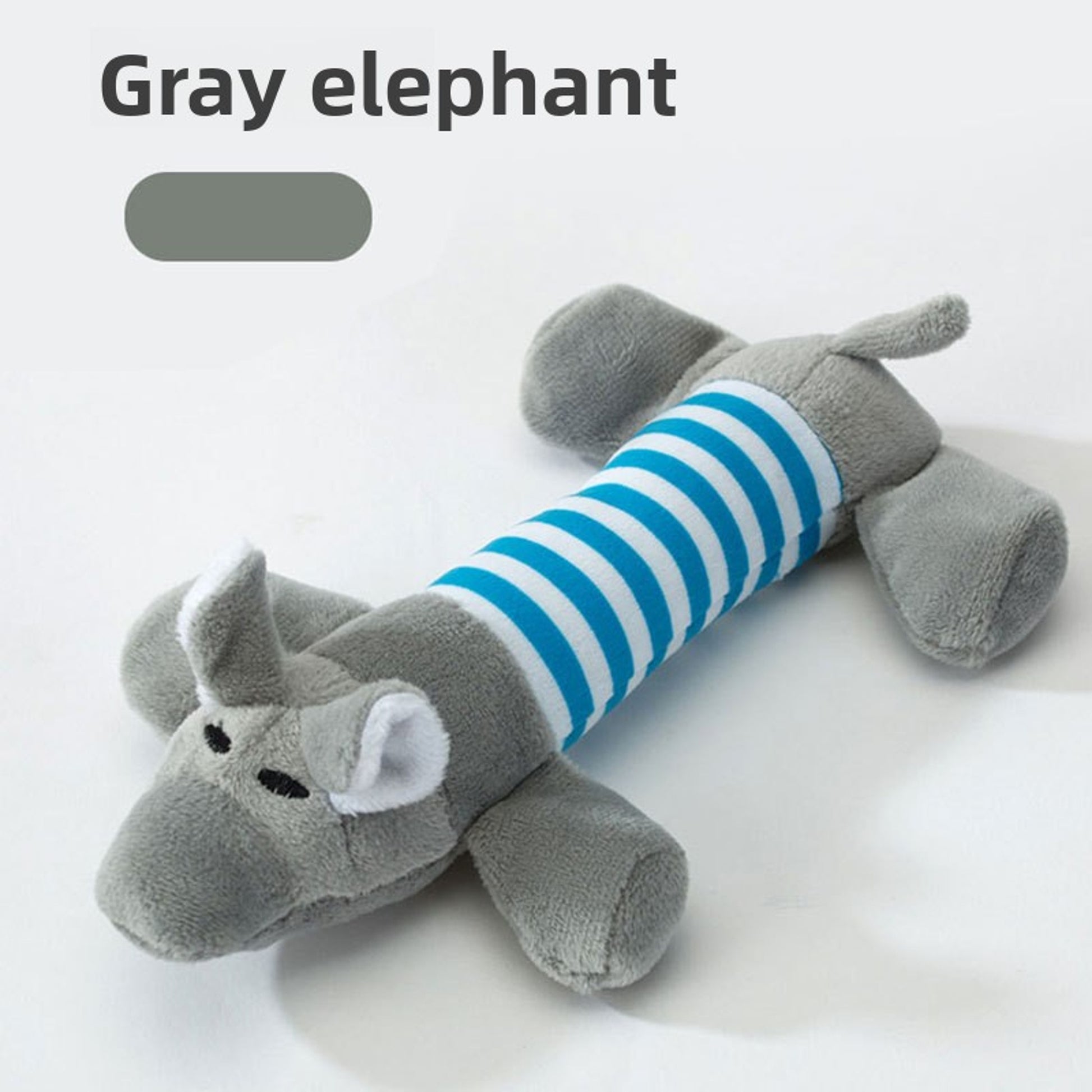 Squeaky Plush Chew Toy – Soft Durable Teething Trainer for Small & Medium Dogs