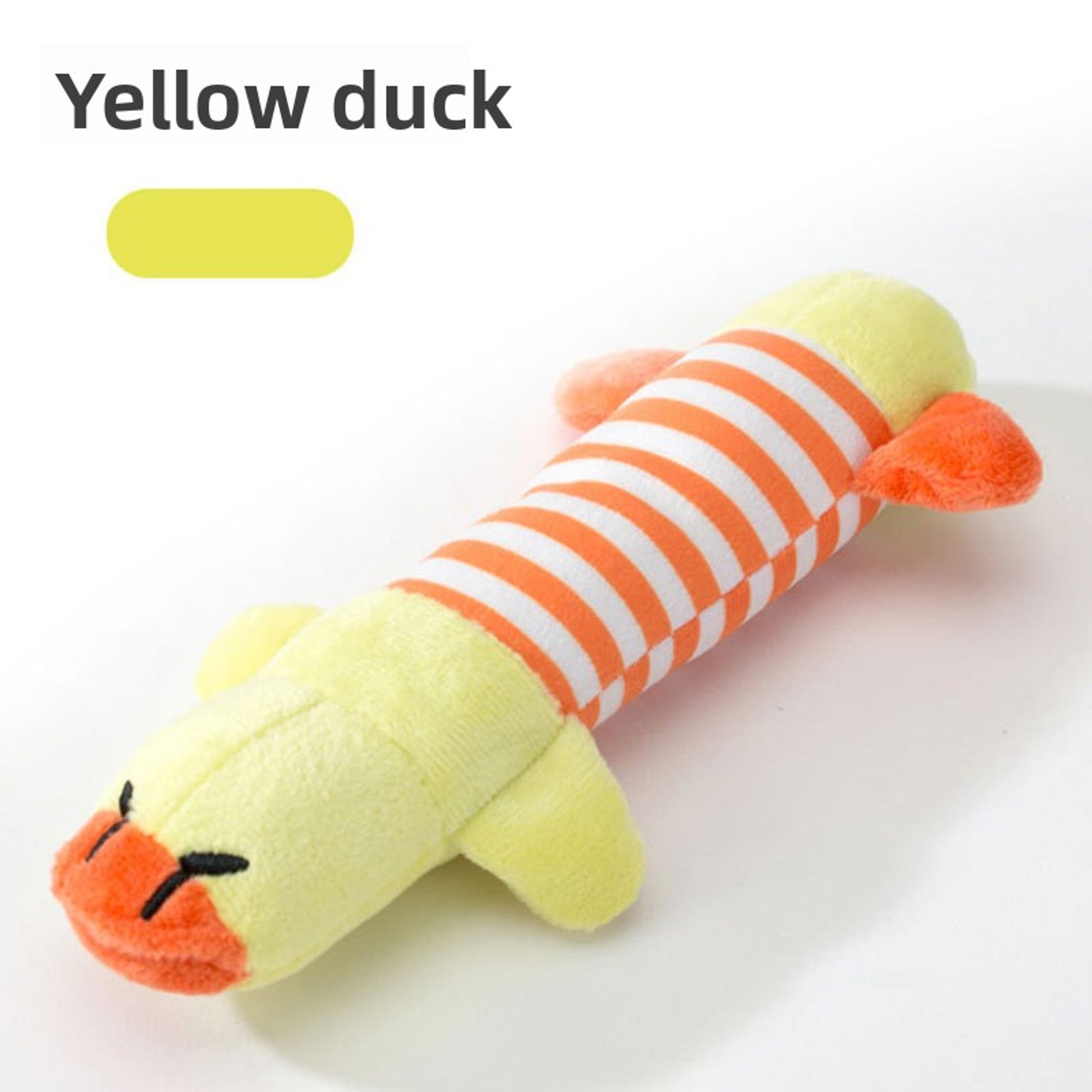 Squeaky Plush Chew Toy – Soft Durable Teething Trainer for Small & Medium Dogs