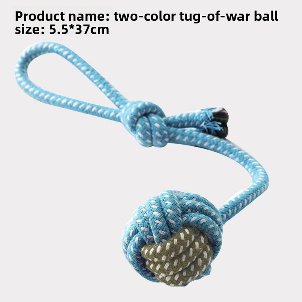 Interactive Tug & Chew Set – Cotton Rope, Teething & Entertainment for Small to Large Dogs