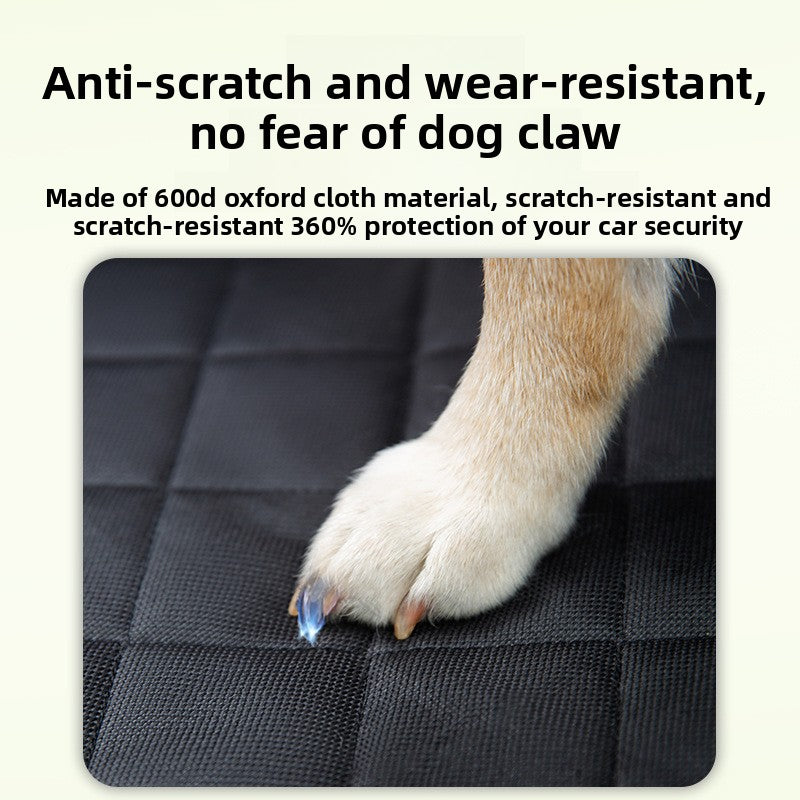 Waterproof Trunk Car Pet Mat – 600D Oxford Cloth, Anti-Scratch, Foldable Bed for Small to Large Dogs