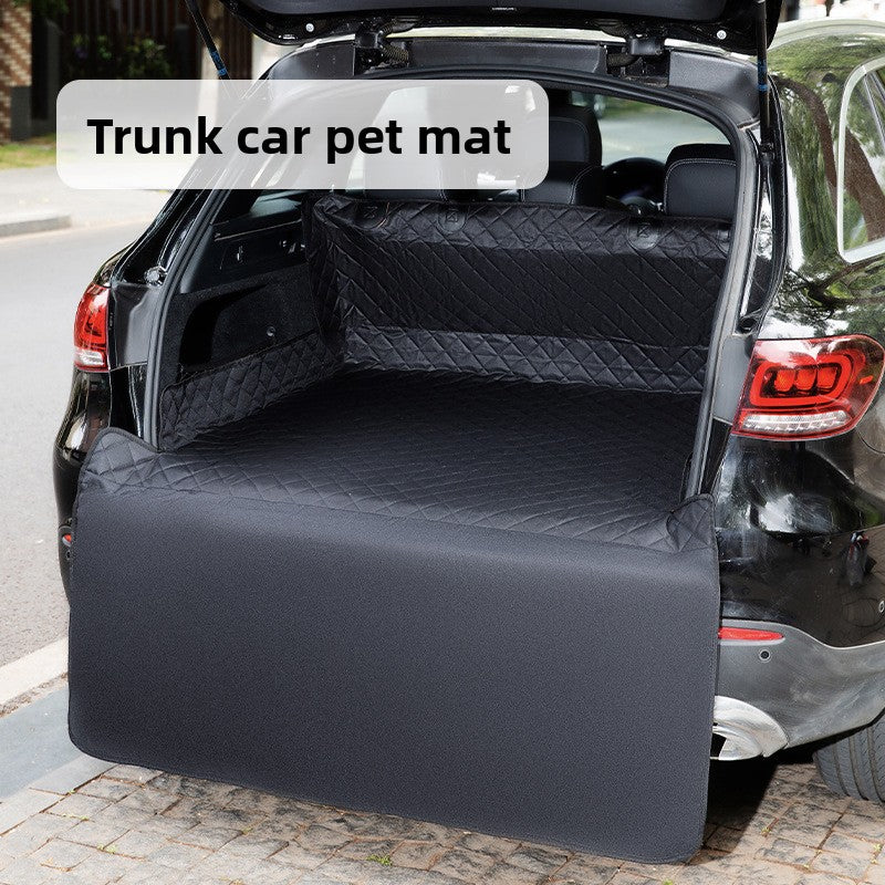 Waterproof Trunk Car Pet Mat – 600D Oxford Cloth, Anti-Scratch, Foldable Bed for Small to Large Dogs