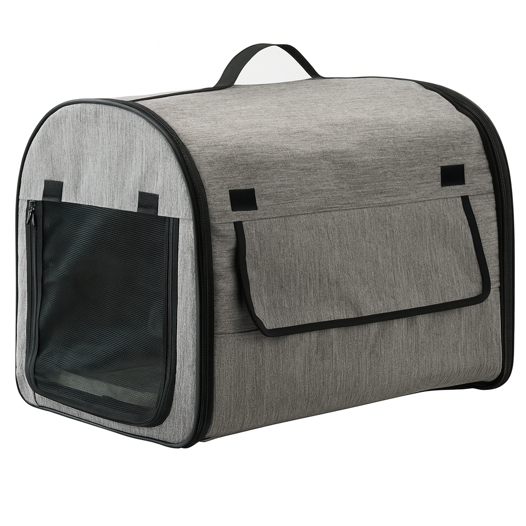 Foldable Breathable Pet House – Oxford Cloth, Mesh, Multi-Function Indoor/Outdoor Kennel for Medium & Large Dogs