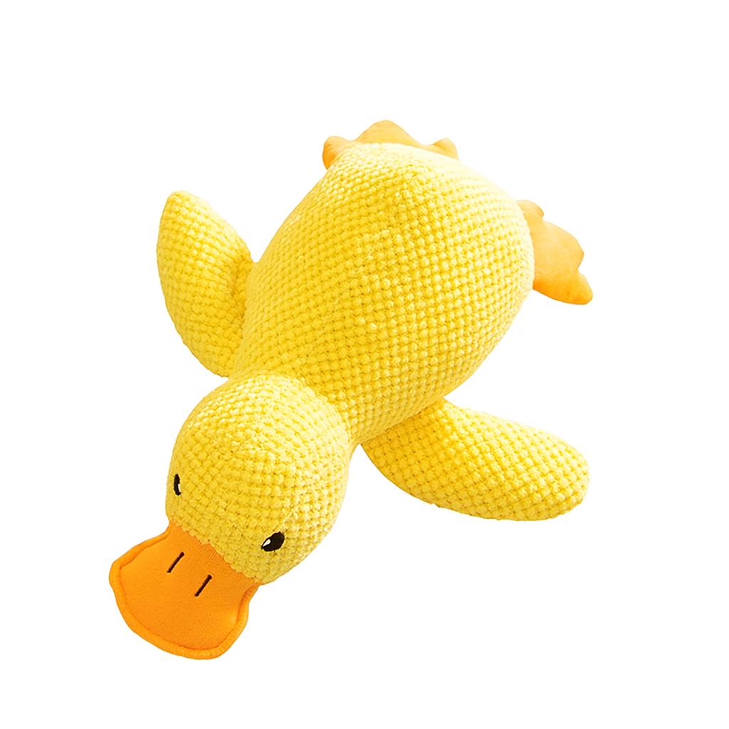 Squeaky Duck Plush Toy – Soft Fabric, Sound-Making, for Small & Medium Dogs