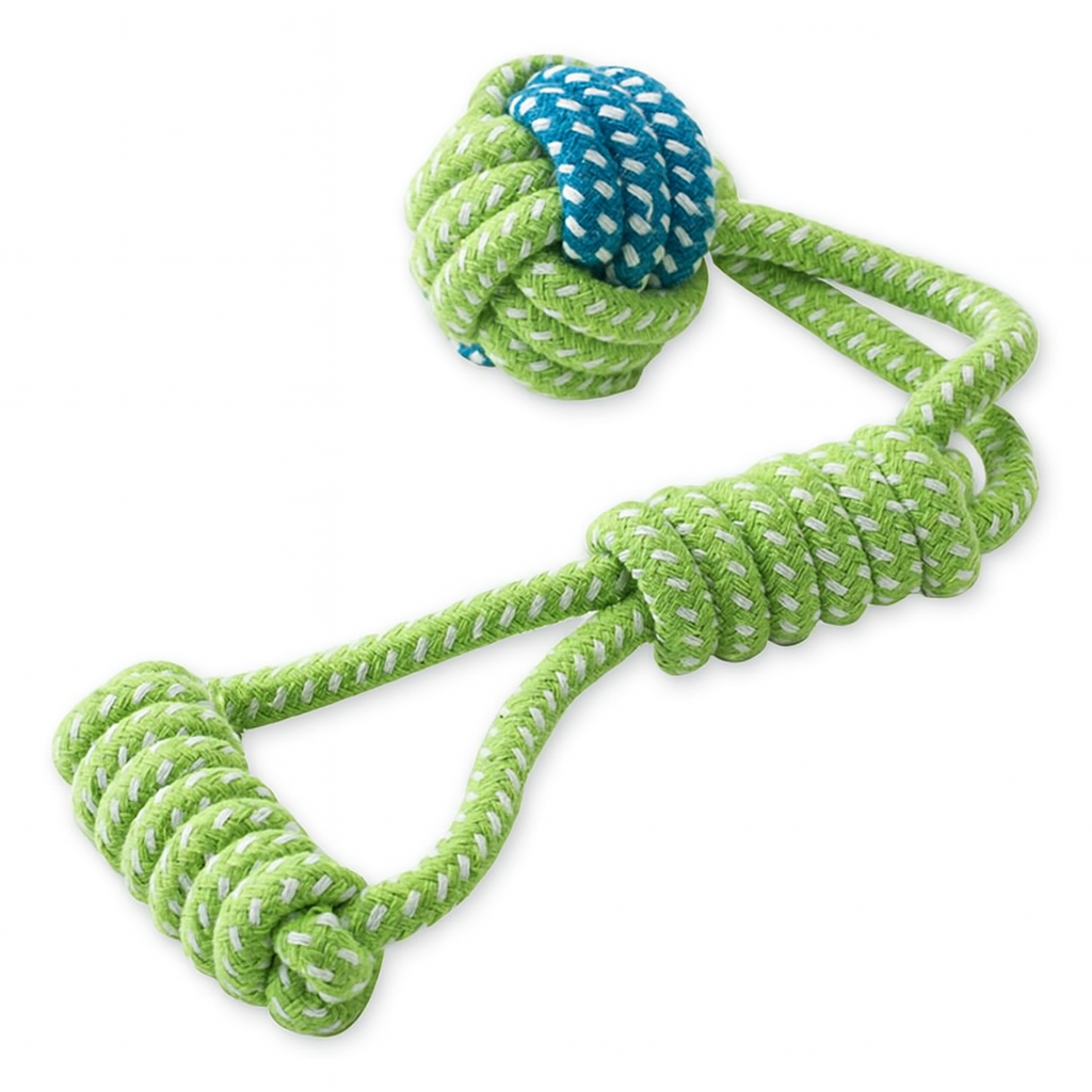 Interactive Tug & Chew Set – Cotton Rope, Teething & Entertainment for Small to Large Dogs