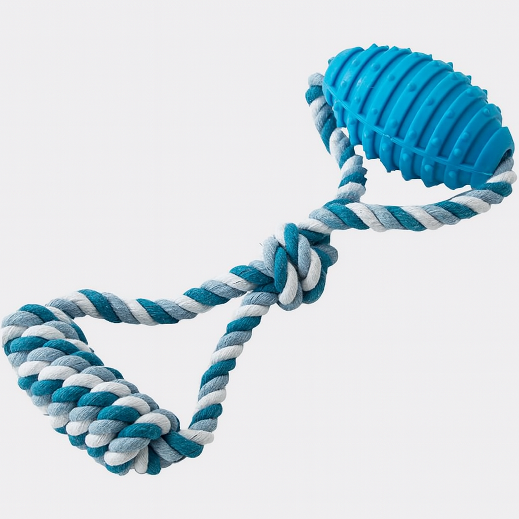 Interactive Tug & Chew Set – Cotton Rope, Teething & Entertainment for Small to Large Dogs