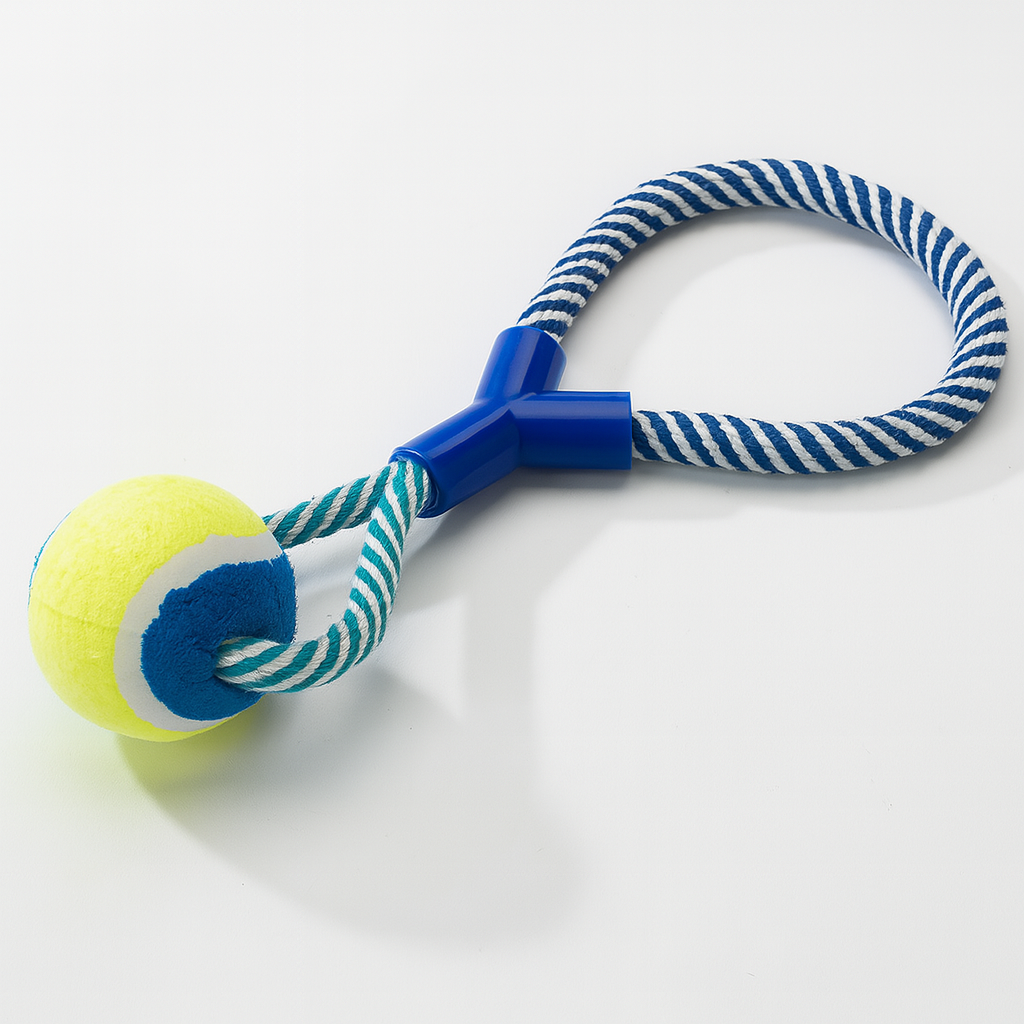 Interactive Tug & Chew Set – Cotton Rope, Teething & Entertainment for Small to Large Dogs