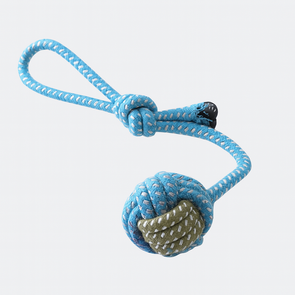 Interactive Tug & Chew Set – Cotton Rope, Teething & Entertainment for Small to Large Dogs