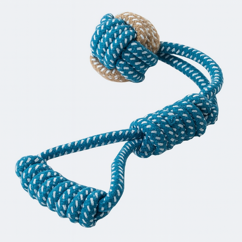 Interactive Tug & Chew Set – Cotton Rope, Teething & Entertainment for Small to Large Dogs