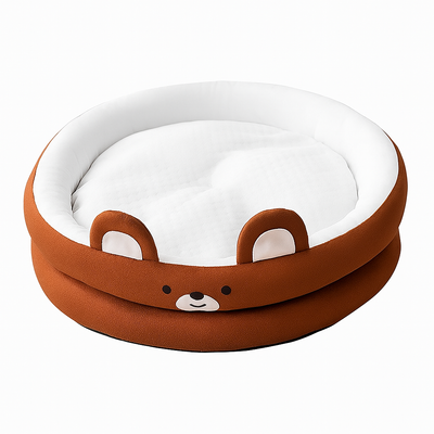 Dual‑Sided Pillow Bed – Plush Cotton, All‑Season Comfort for Cats & Small Dogs