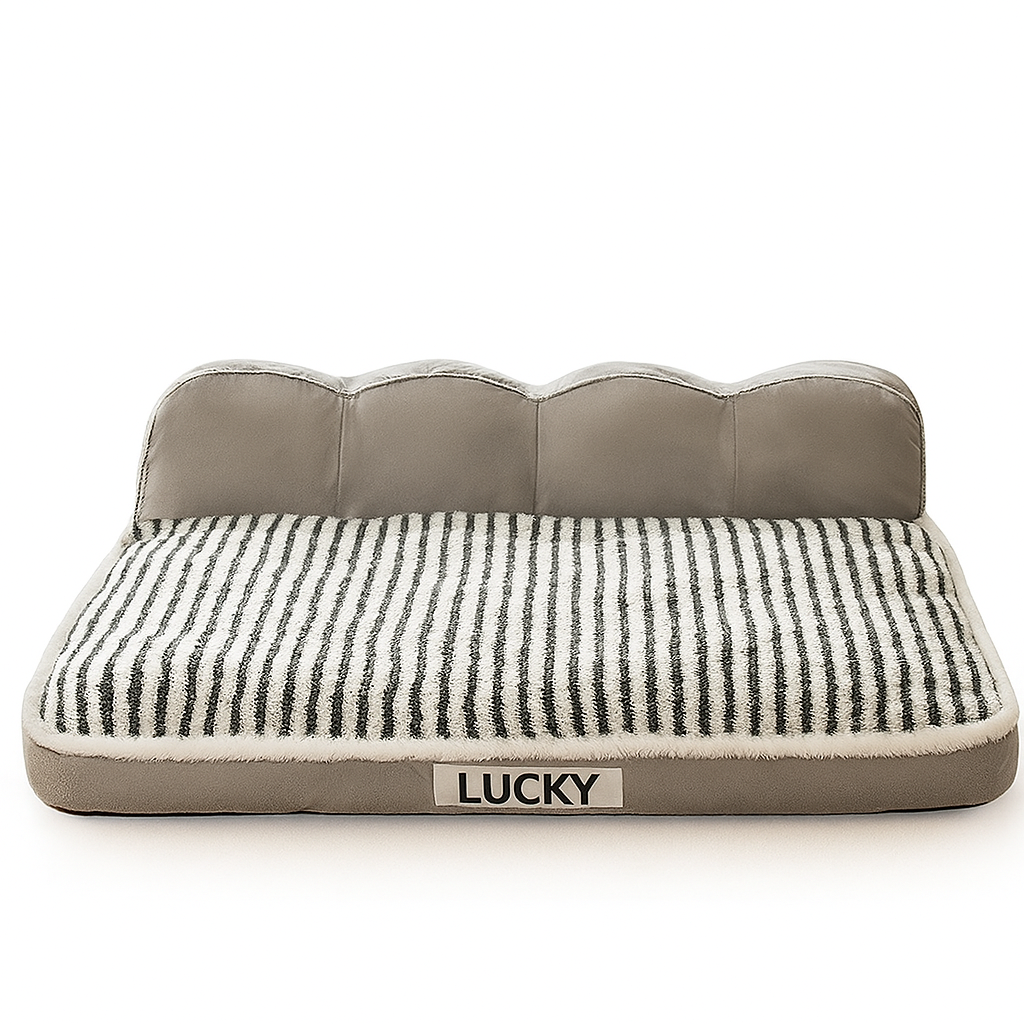 Cozy Pillow Pet Bed – Cotton Plush, Open‑Style Warm Mattress for Dogs & Cats