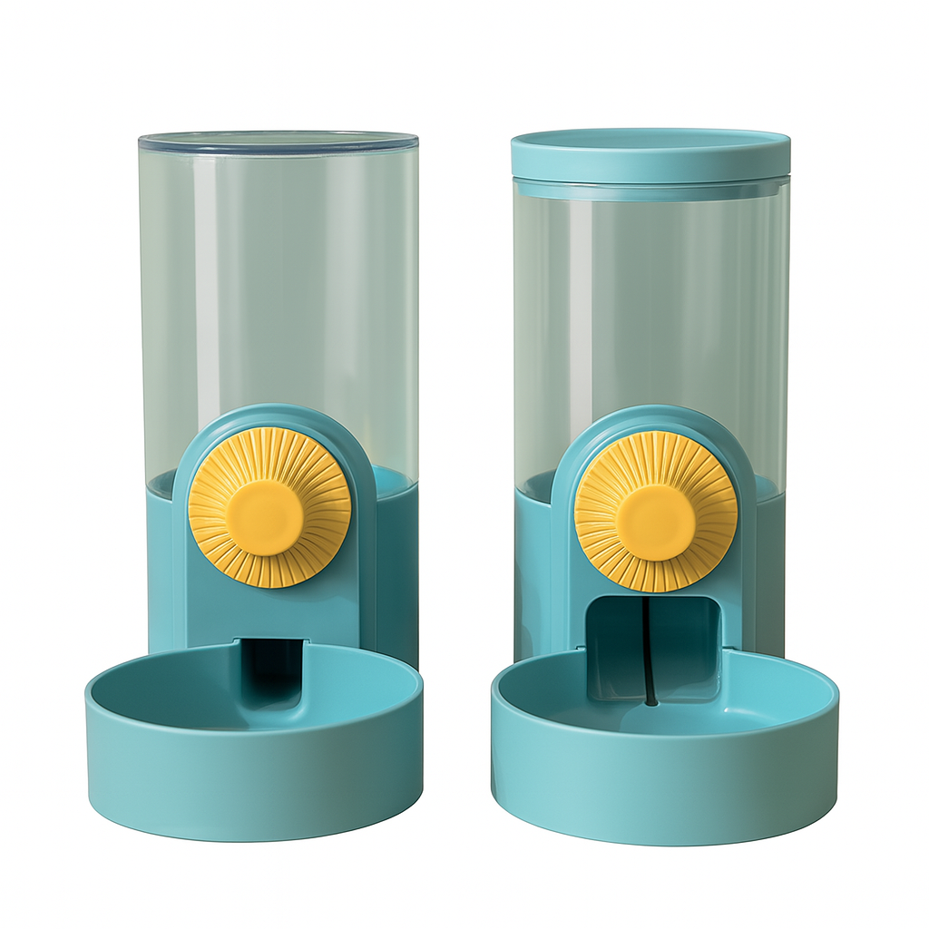 Auto-Refill Hanging Pet Feeder & Water Dispenser – BPA-Free Plastic, Dual Function, Dogs & Cats