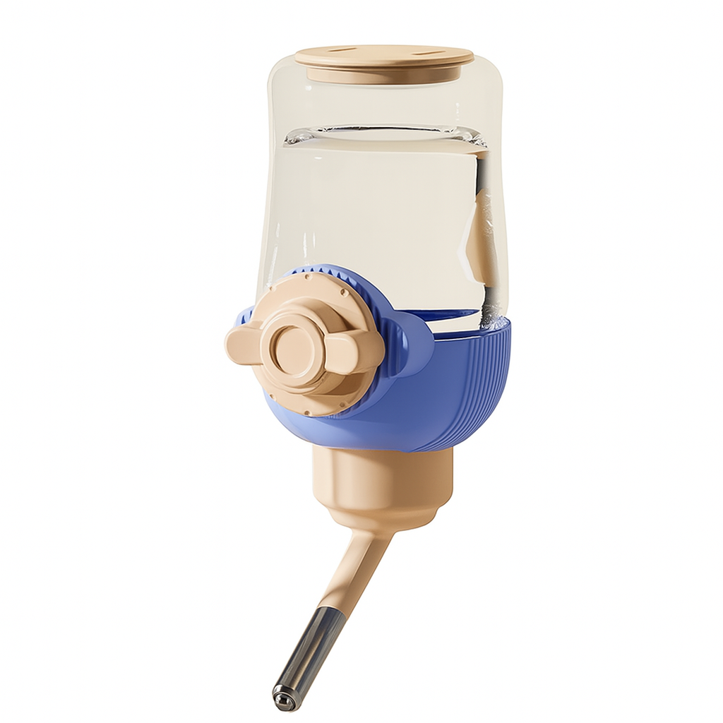 Dream Pink Large Capacity Hanging Dispenser – Plastic Dual Feeder & Waterer for Cats and Dogs