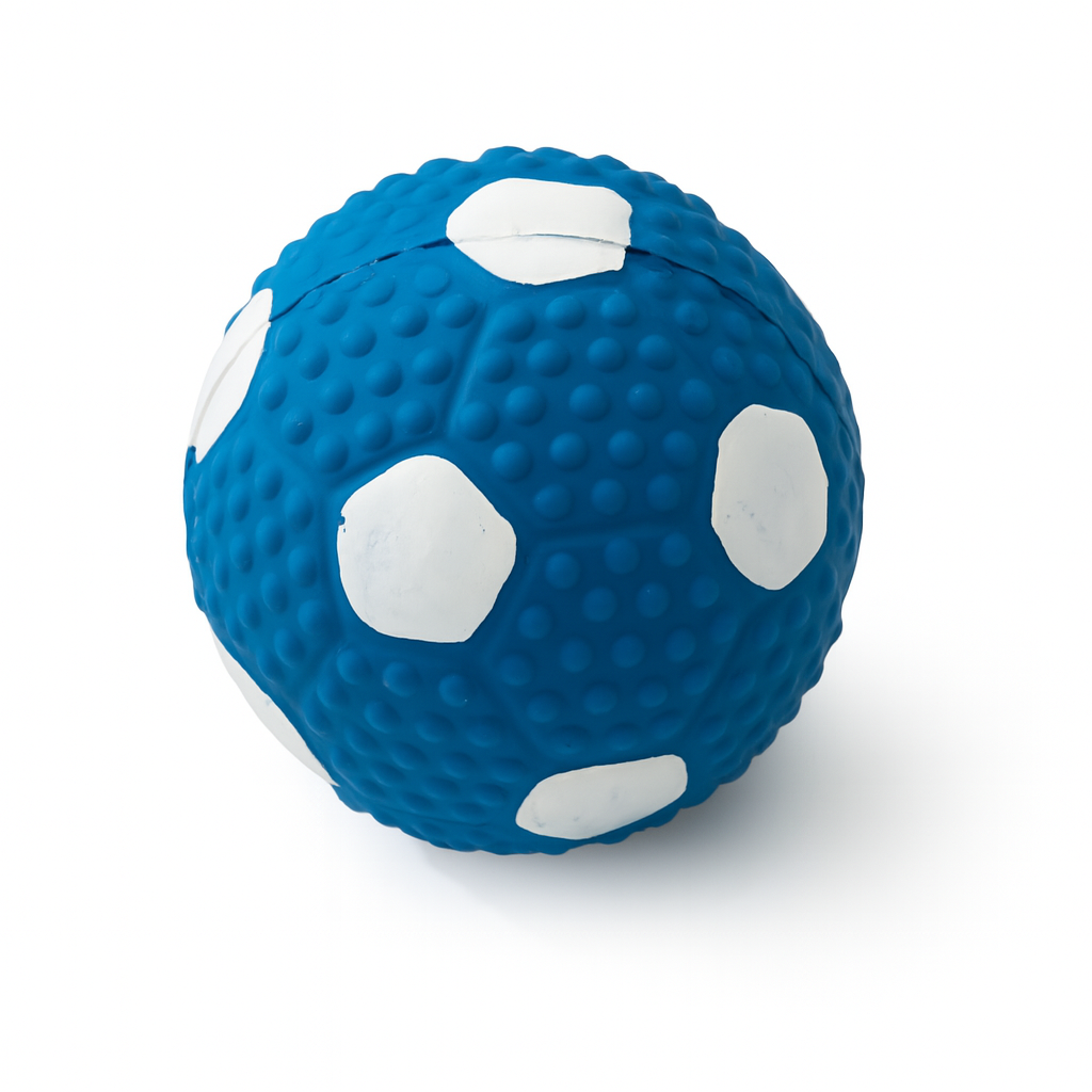 Durable Latex Squeaky Ball Toy – Chew-Resistant Interactive Training Toy for Small Dogs