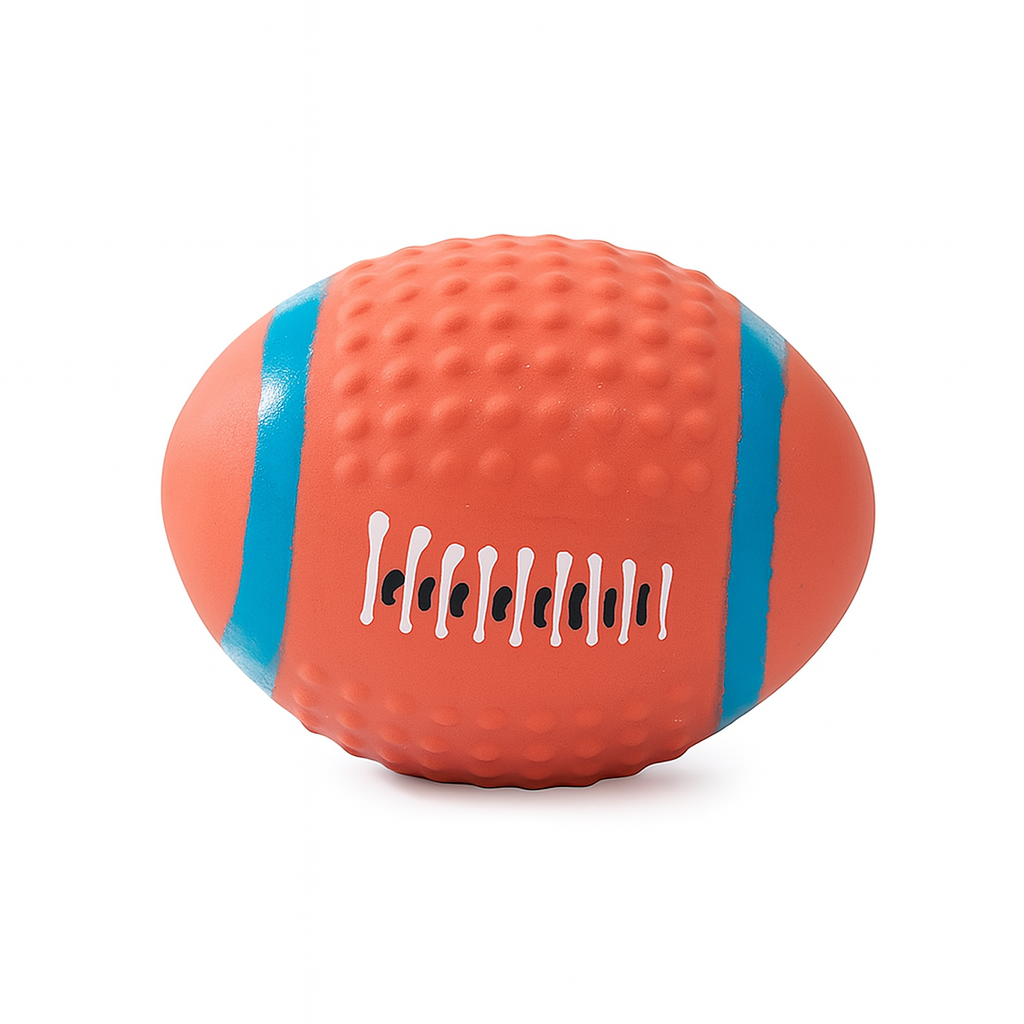 Durable Latex Squeaky Ball Toy – Chew-Resistant Interactive Training Toy for Small Dogs