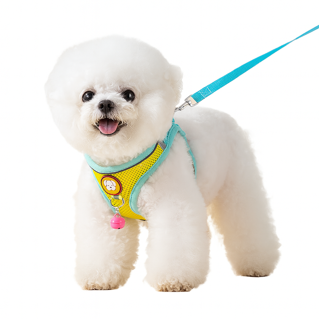 No-Pull Cooling Dog Harness – Breathable Mesh, Escape-Proof for Small to Medium Dogs