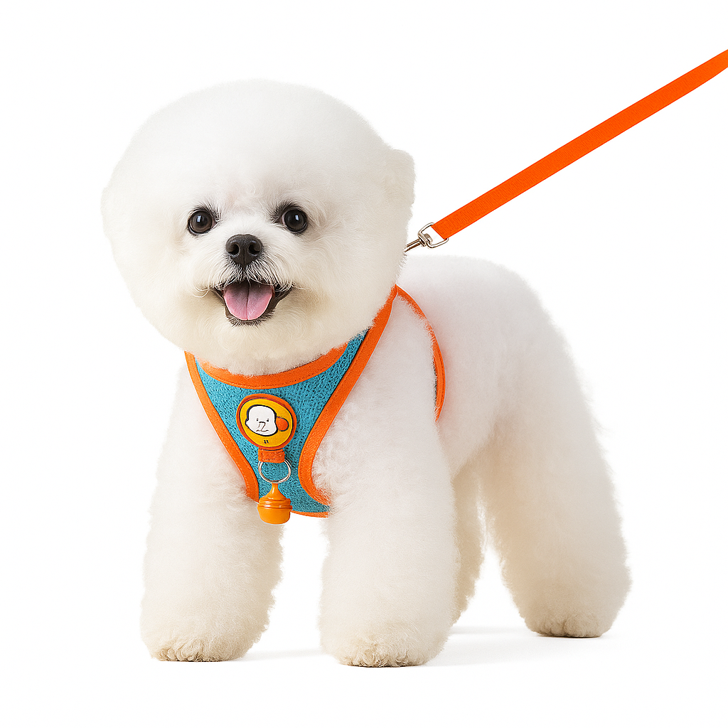 No-Pull Cooling Dog Harness – Breathable Mesh, Escape-Proof for Small to Medium Dogs