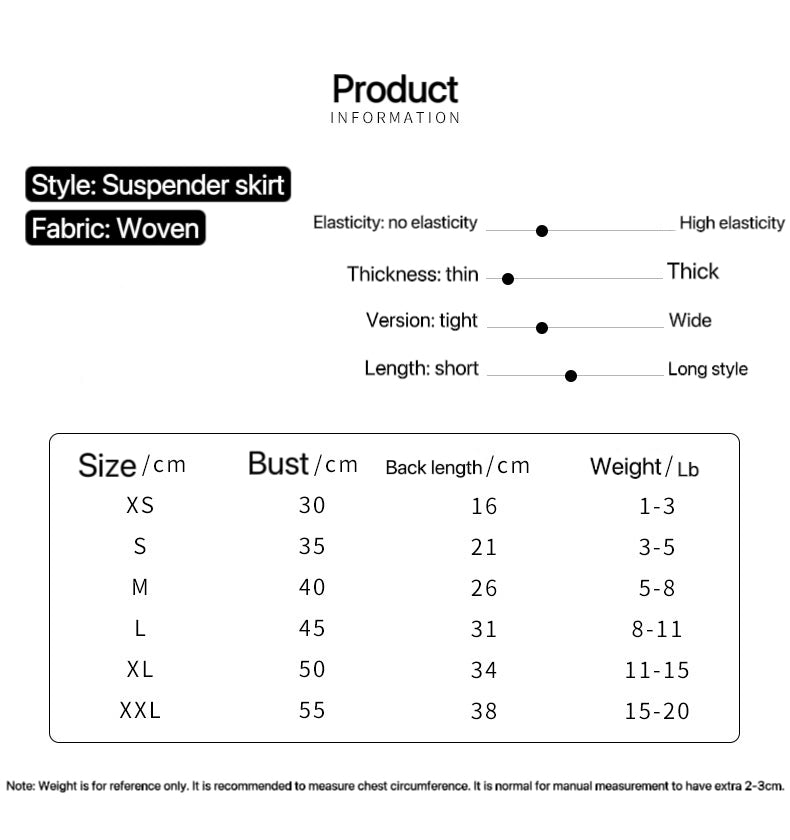 Rainbow Plaid Dog Dress – Lightweight Cotton, Stylish Comfort for Small Dogs