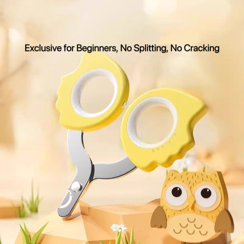 Curved-Head Pet Nail Clippers – Stainless Steel Safe Grip for Cats & Small Dogs