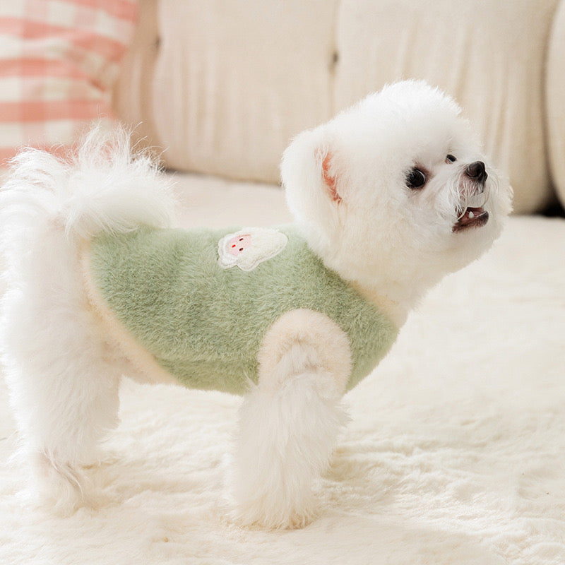 Orly Pink Baby Face Fleece Vest – Plush Warmth, Cute Style for Small Dogs & Cats