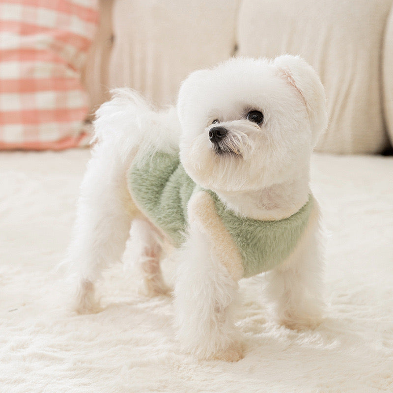 Orly Pink Baby Face Fleece Vest – Plush Warmth, Cute Style for Small Dogs & Cats