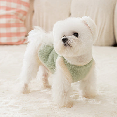 Orly Pink Baby Face Fleece Vest – Plush Warmth, Cute Style for Small Dogs & Cats