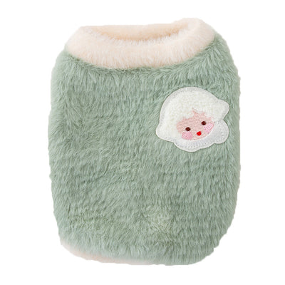 Orly Pink Baby Face Fleece Vest – Plush Warmth, Cute Style for Small Dogs & Cats