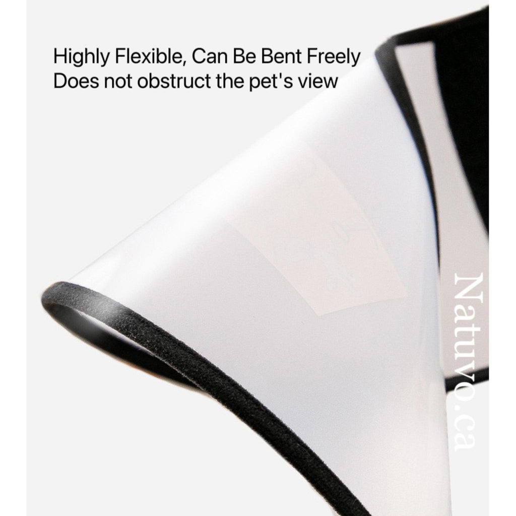 Flexible Elizabeth Cone Collar – Soft TPU, Anti-Lick Recovery Shield for Cats & Dogs