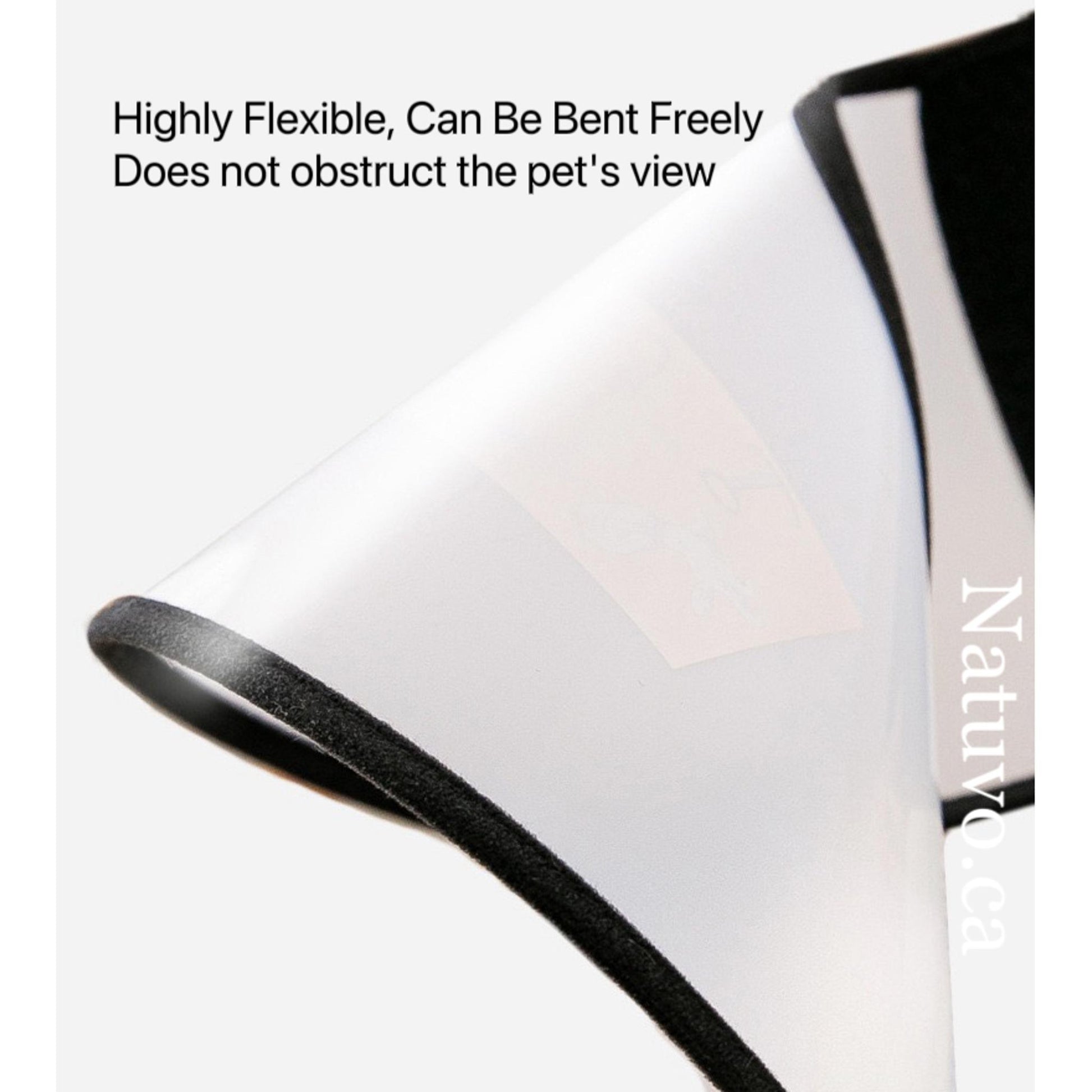 Flexible Elizabeth Cone Collar – Soft TPU, Anti-Lick Recovery Shield for Cats & Dogs