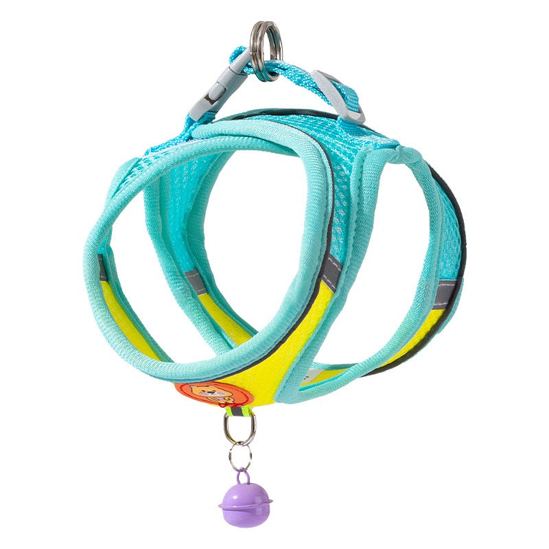 Breathable No-Choke Dog Harness – Mesh Cooling Vest for Small & Medium Dogs