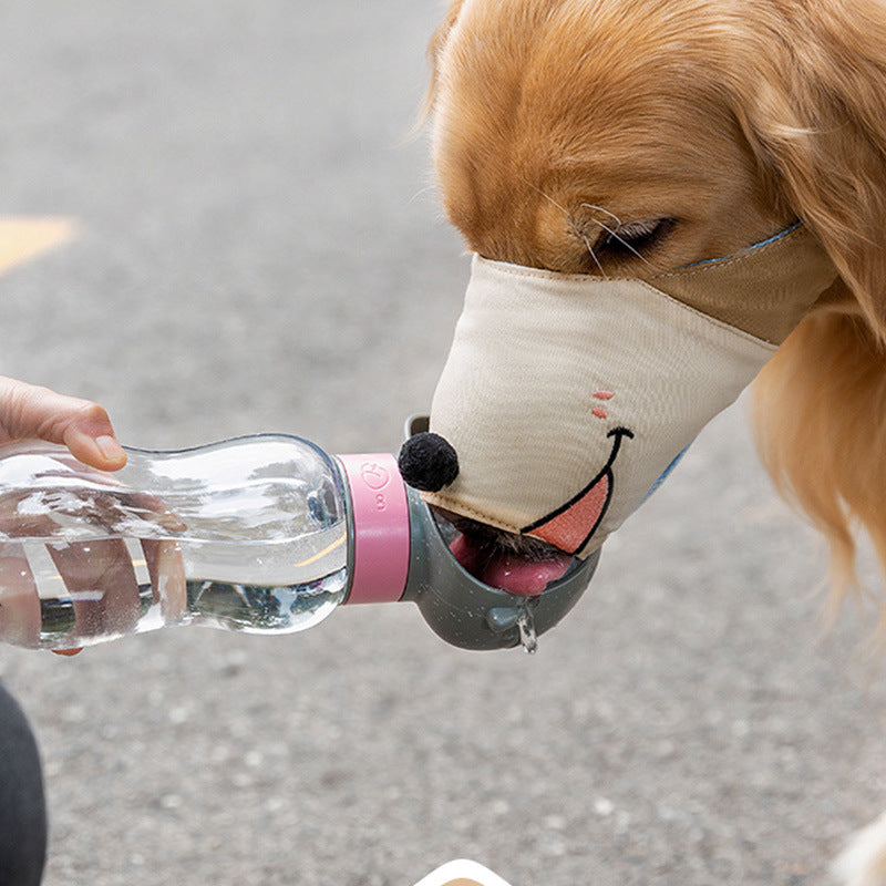 Adjustable Anti-Bite Dog Muzzle – Soft Oxford Cloth, Breathable Safety Mask for Small to Large Dogs