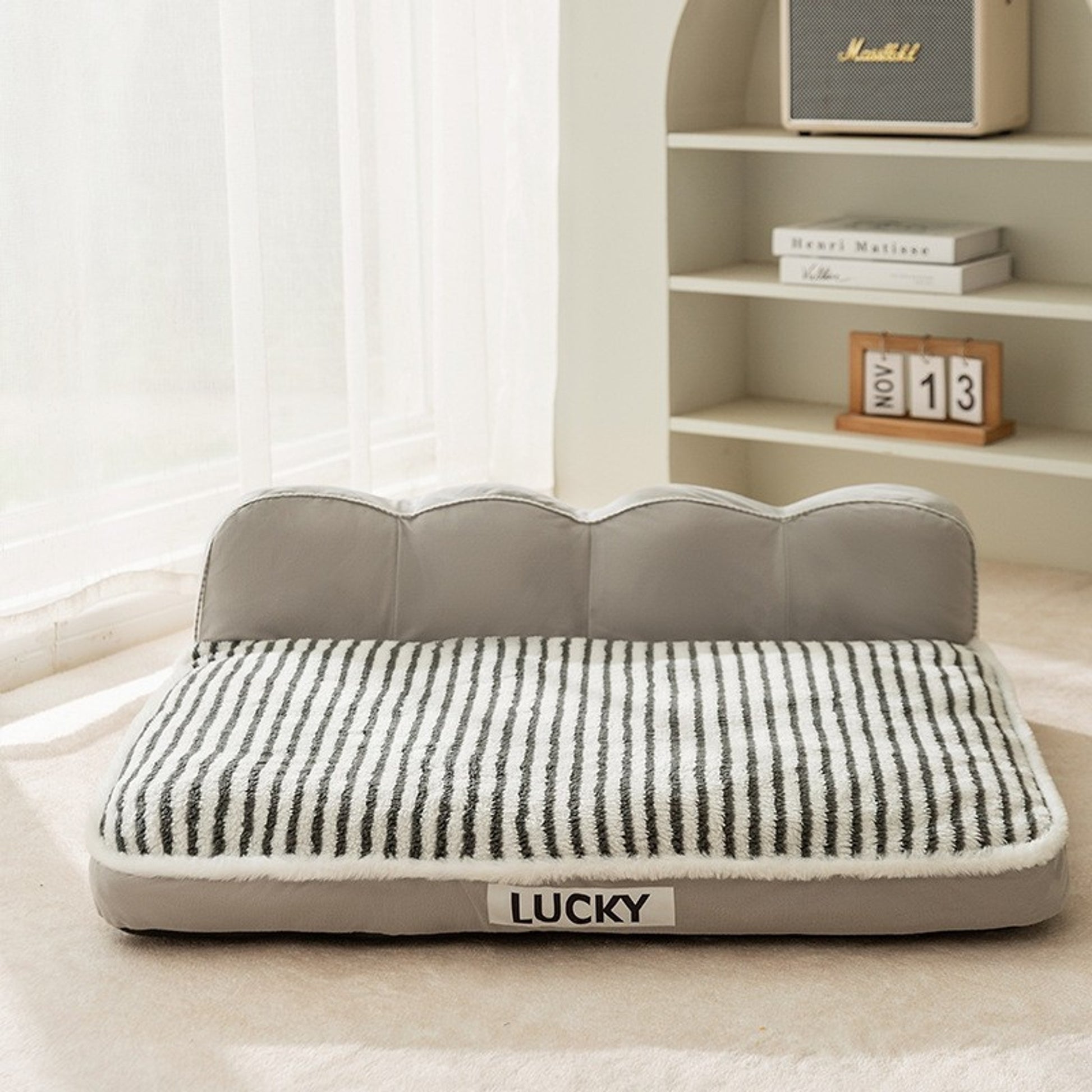 Cozy Pillow Pet Bed – Cotton Plush, Open‑Style Warm Mattress for Dogs & Cats