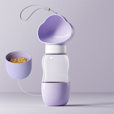 Cloud Shape Portable Leak‑Proof Water Bottle – BPA‑Free Travel Dispenser for Dogs